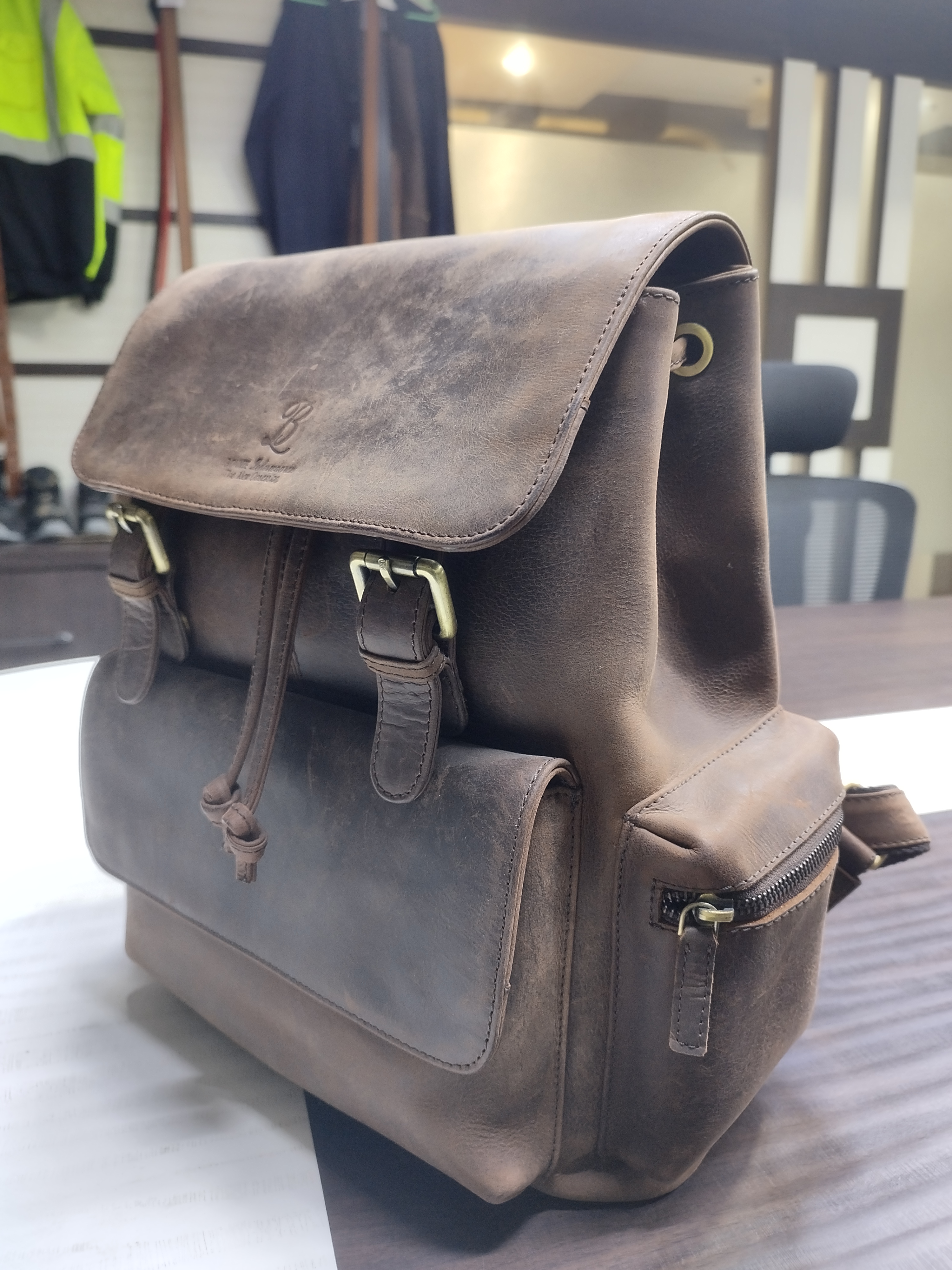 Leather Backpack